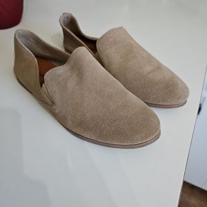 Lucky Brand Tan Suede Loafers